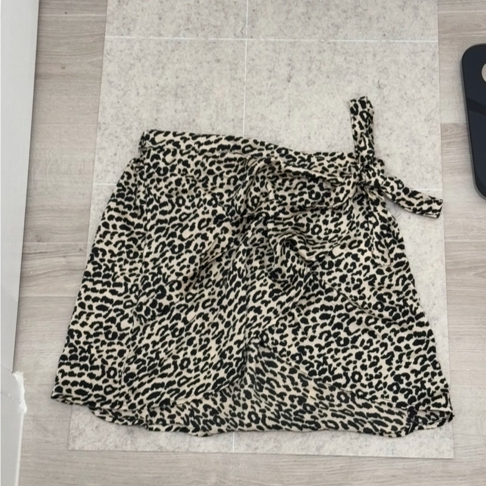 Leopard Print Women's Skirt